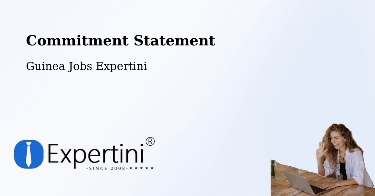 Corporate Commitment – Forécariah - Guinea Jobs Expertini